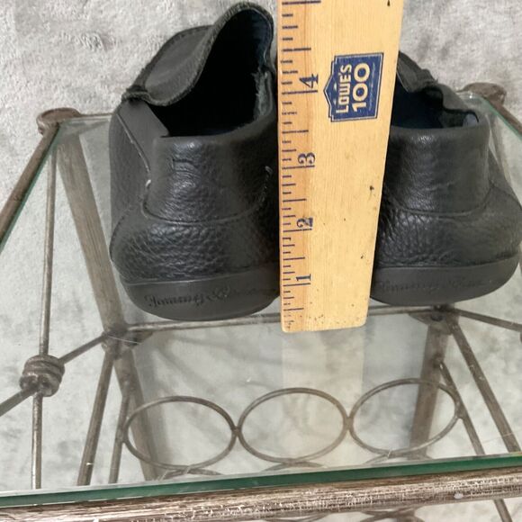 Tommy Bahama Loafers Men’s 10D Black Pebbled Leather Nassau slip Driving Shoes - Picture 5 of 12